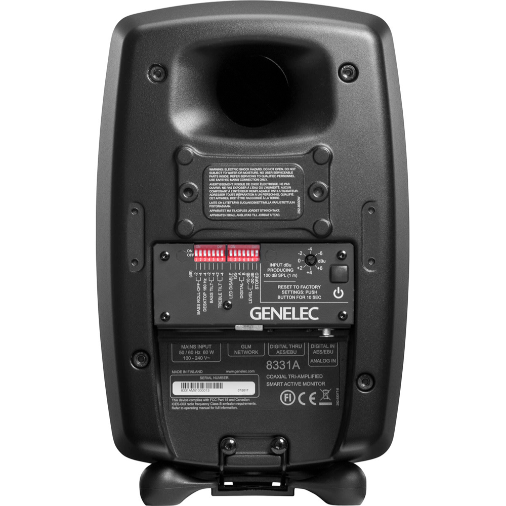 Genelec 8331A SAM 동축 블랙 + 제네렉 GLM Kit + 9101B 무선 리모컨 + 8000-333 테이블 스탠드 패키지