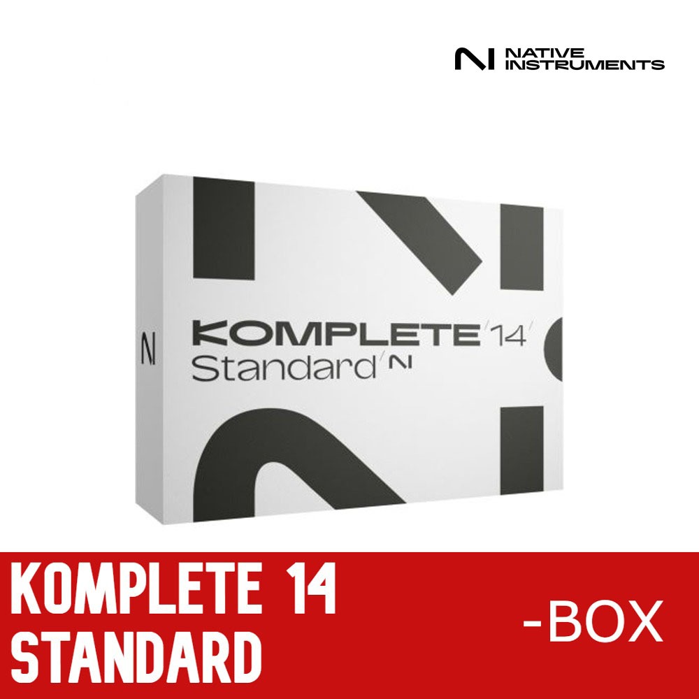 NI KOMPLETE 14 STANDARD 컴플리트 가상악기/이펙트 올인원 플러그인/KONTAKT 7 포함★BOX 버전 택배배송★