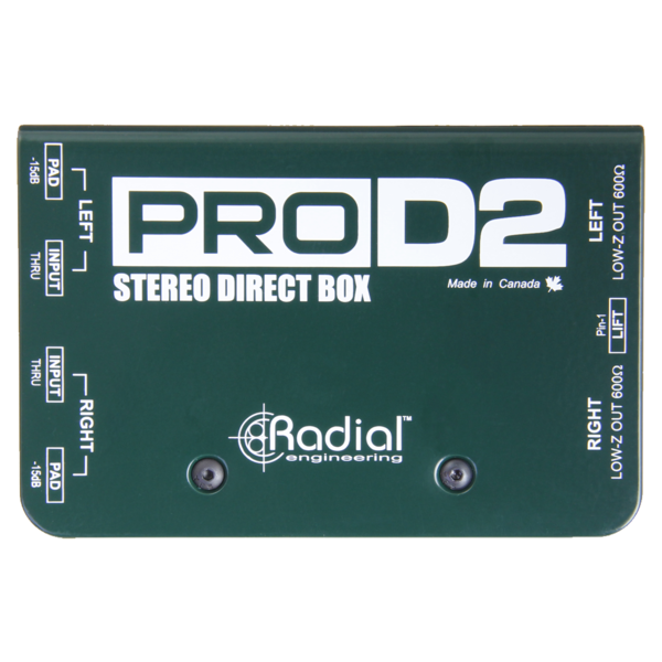 Radial PRO D2 - 레디얼 스테레오 패시브 다이렉트 박스