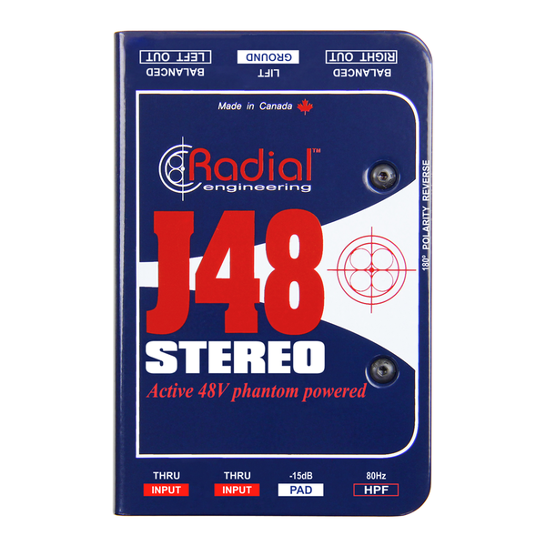 Radial J48 Stereo 액티브 다이렉트 박스