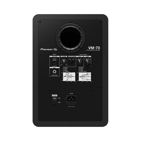 [Pioneer DJ] VM-70 블랙 (1조) 파이오니어 모니터 스피커