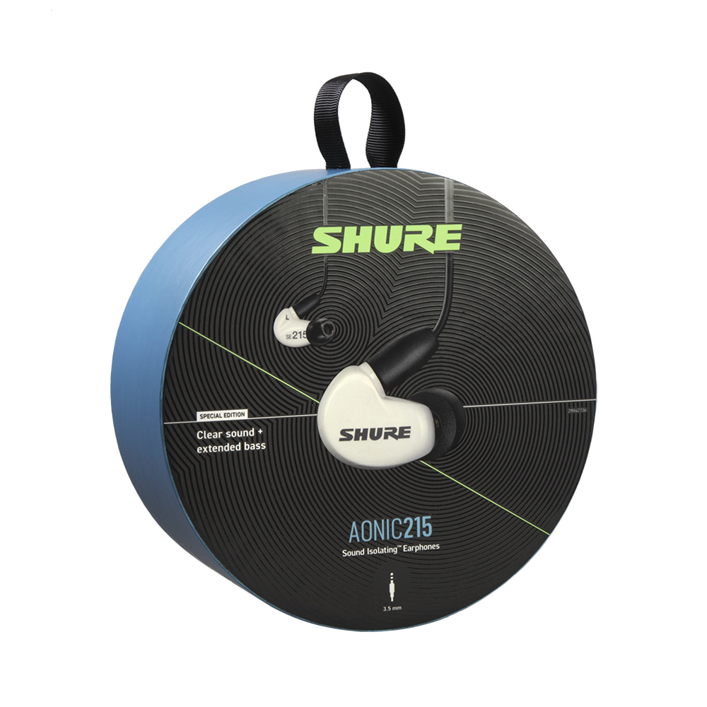 [SHURE] AONIC215-UNI (SE215-UNI) 화이트 슈어 이어폰
