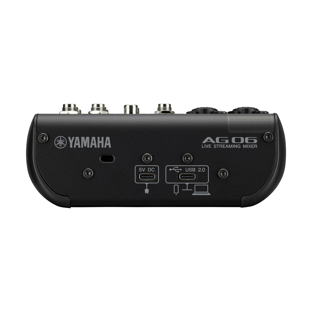 YAMAHA AG06 MK2 블랙 라이브 스트리밍 믹서 겸 오디오 인터페이스