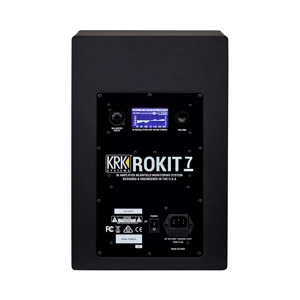KRK ROKIT 7 G4 블랙 (1조) RP7 액티브 모니터 스피커 + XLR to 55 TRS 케이블