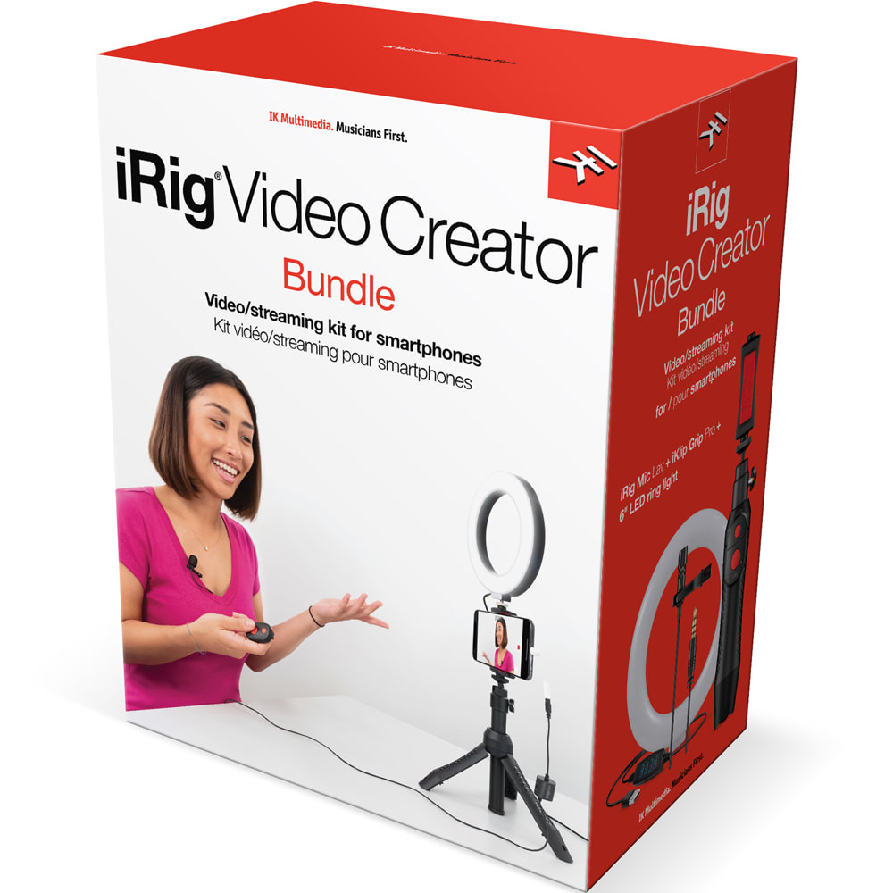 IK Multimedia iRig Video Creator Bundle 1인 미디어 방송 스트리밍 세트