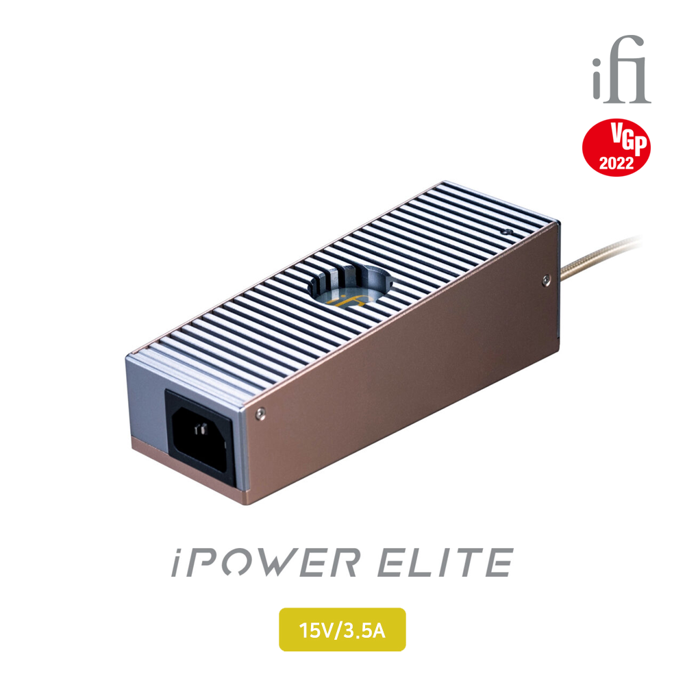 iFi Audio iPower Elite 플래그십 초저 노이즈 AC/DC 어댑터 15V / 3.5A