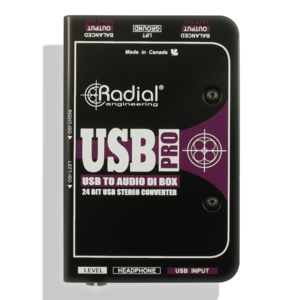 Radial USB PRO - 레디알 스테레오 USB 랩탑 다이렉트 박스