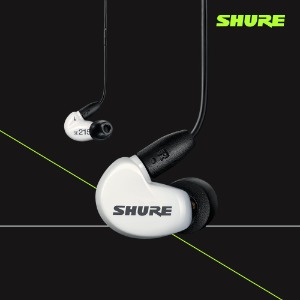 SHURE AONIC215-UNI (SE215-UNI) 화이트 슈어 이어폰
