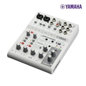 YAMAHA AG06 MK2 화이트 라이브 스트리밍 믹서 겸 오디오 인터페이스