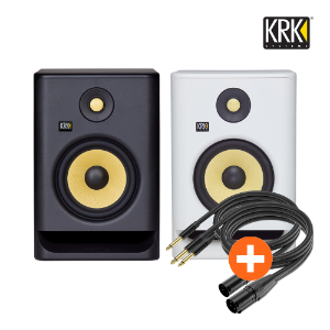 KRK ROKIT 7 G4 (1조) RP7 액티브 모니터 스피커 + XLR to 55 TRS 케이블