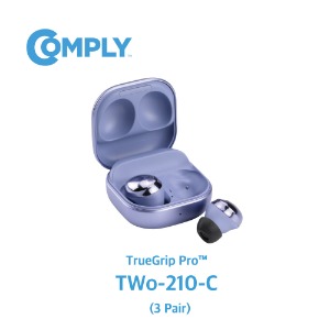 COMPLY 컴플라이 폼팁 TrueGrip Pro TWo-210-C (갤럭시 버즈 프로 호환) 미디엄 3쌍