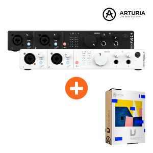Arturia MiniFuse 4 아투리아 미니퓨즈 4 오디오 인터페이스 / V Collection 8 제공