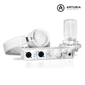 Arturia MiniFuse Recording Pack 아투리아 미니퓨즈 올인원 레코딩 팩 화이트